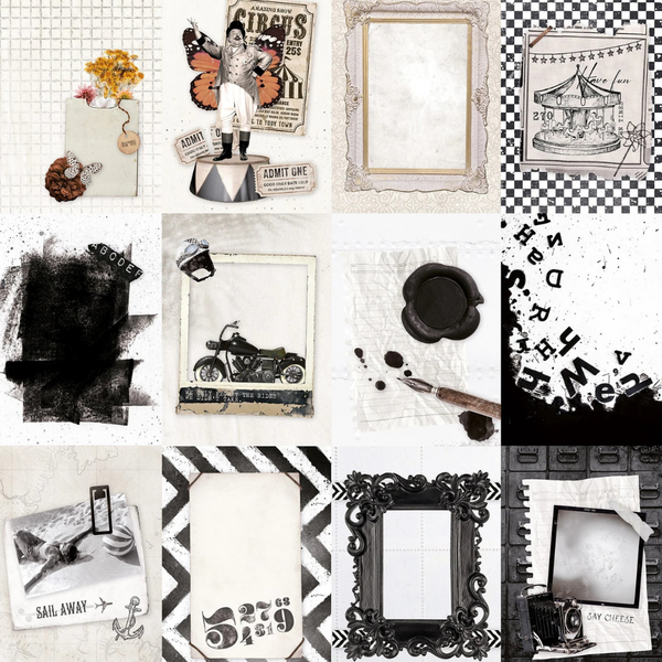 Vintage Treasures 12x12 Double-Sided Paper Pack No. 07