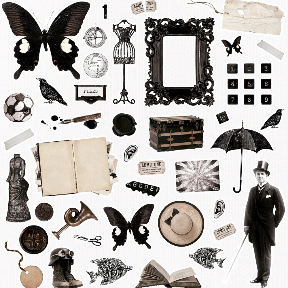 Vintage Treasures 12x12 Double-Sided Paper Pack No. 07