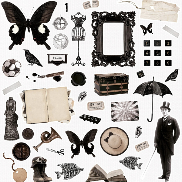 Vintage Treasures 12x12 Double-Sided Paper Pack No. 07