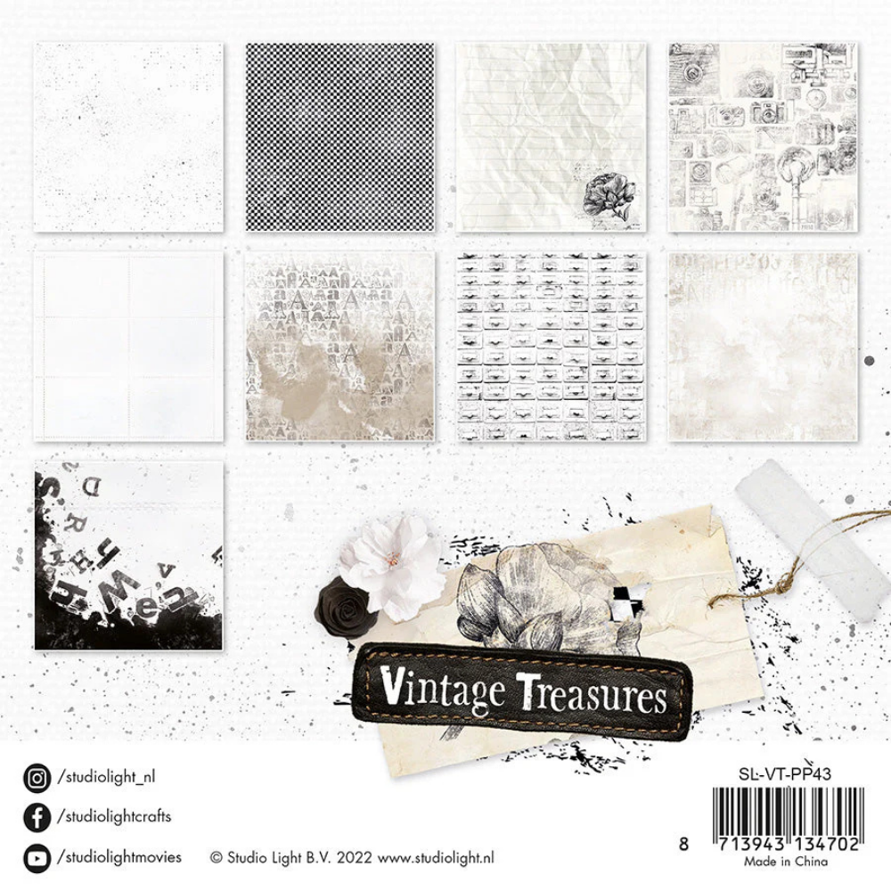 Vintage Treasures 6x6 Paper Pad No. 43