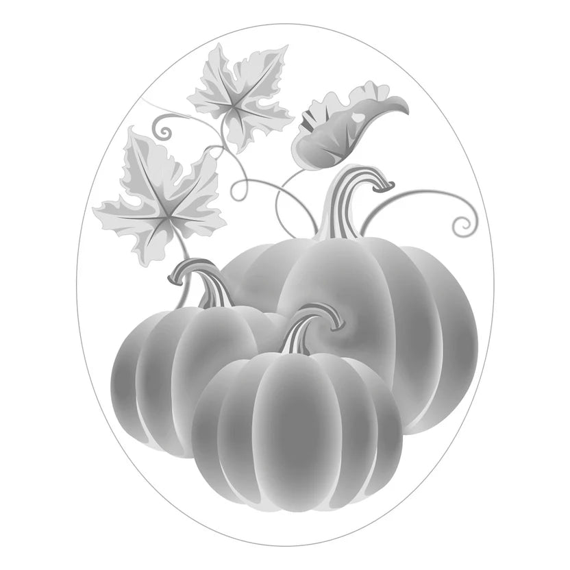 Pumpkin Trio 3D Wax Seal | Falling Leaves