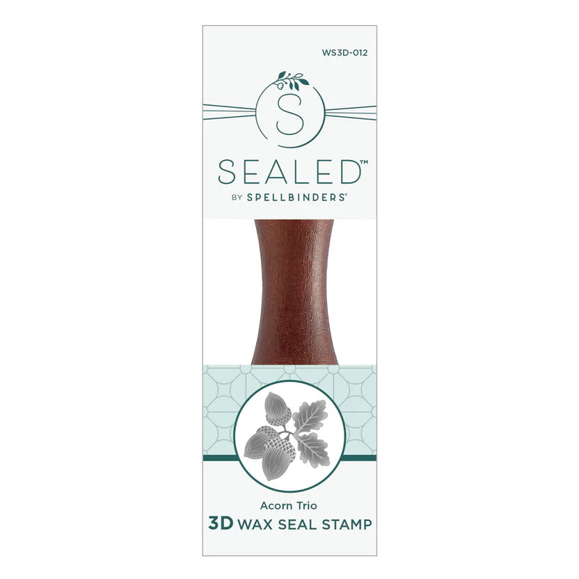 Acorn Trio 3D Wax Seal | Falling Leaves