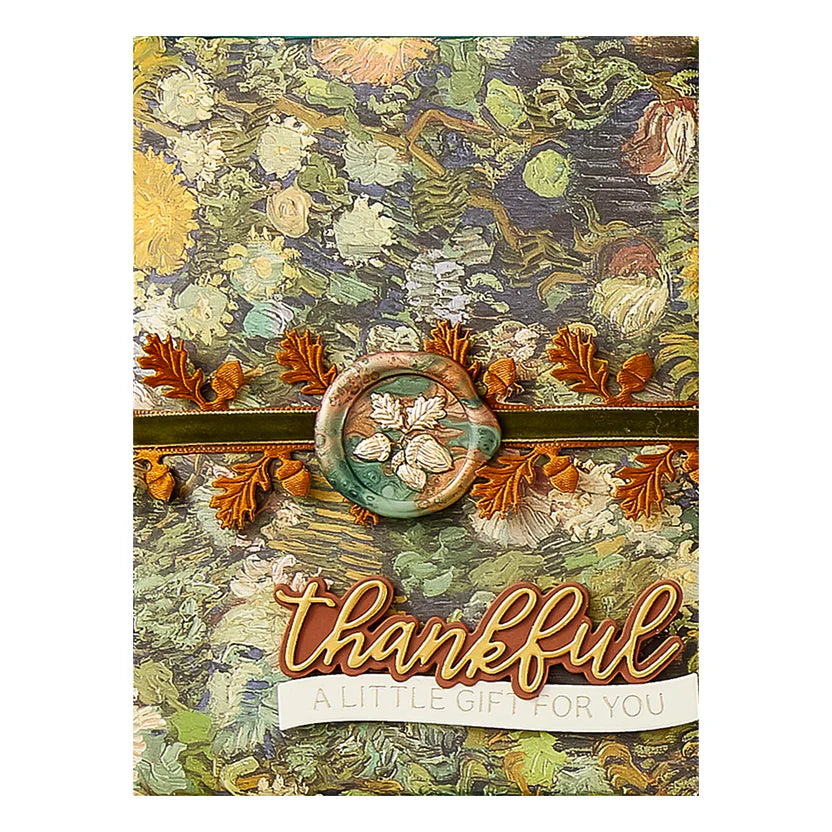 Acorn Trio 3D Wax Seal | Falling Leaves