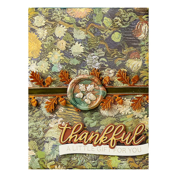 Acorn Trio 3D Wax Seal | Falling Leaves