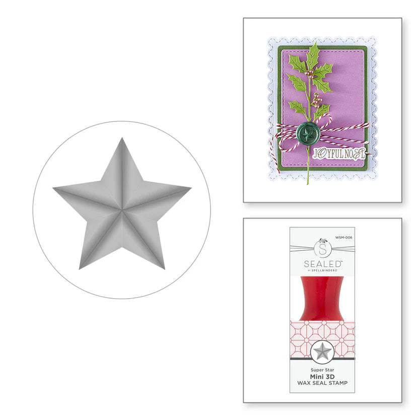 Super Star Mini 3D Wax Seal | Holiday Magic