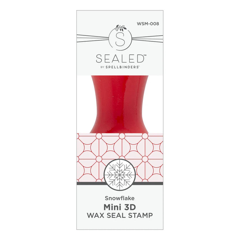 Snowflake Mini 3D Wax Seal | Holiday Magic
