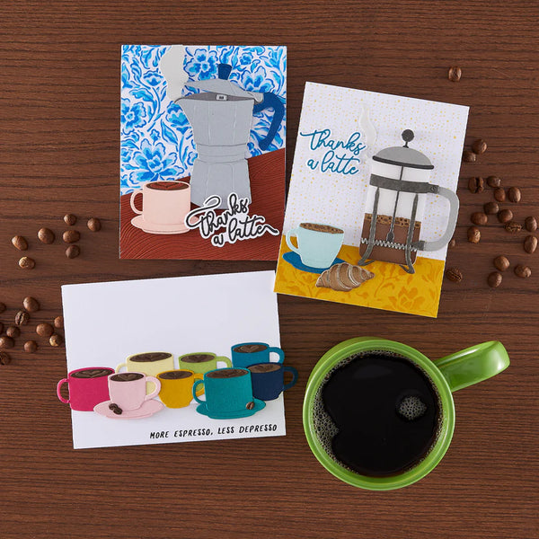 Bring Coffee Clear Stamp Set