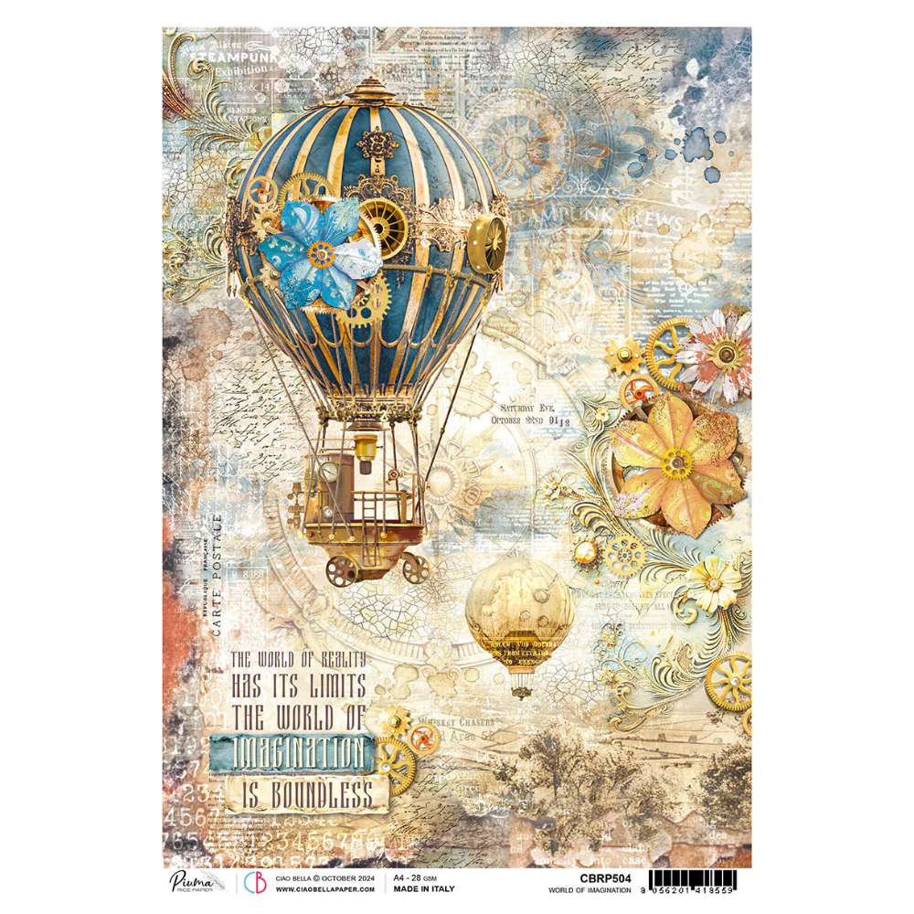 World of Imagination A4 Rice Paper