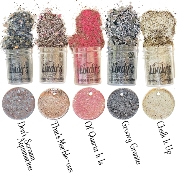 Don't Scream Aquamarine Chunky Embossing Powder | You Rock!