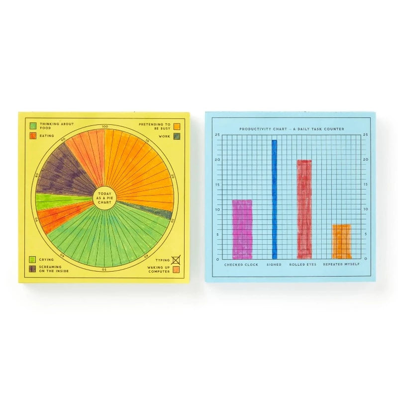 A La Chart Set of 2 Notepads
