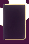 Purple Suede A6 Monaco Undated Personal Planner