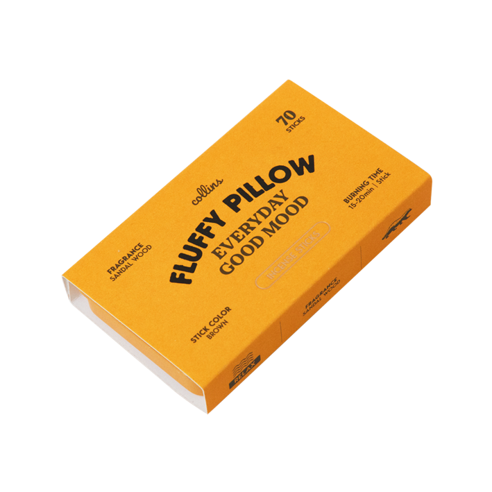 Fluffy Pillow Incense 70pk in Metal Case/Burning Tray