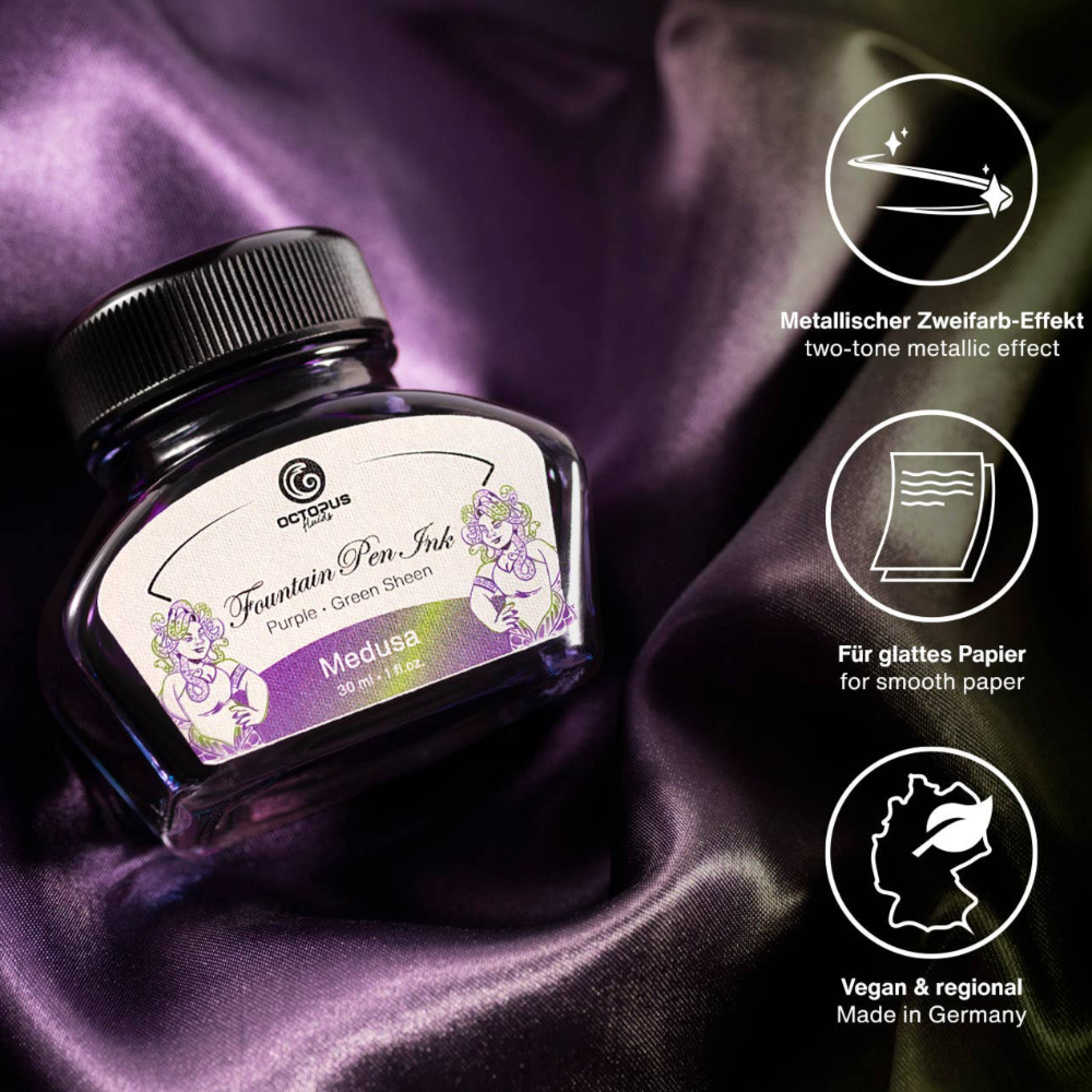 Medusa Purple Sheening Fountain Pen Ink