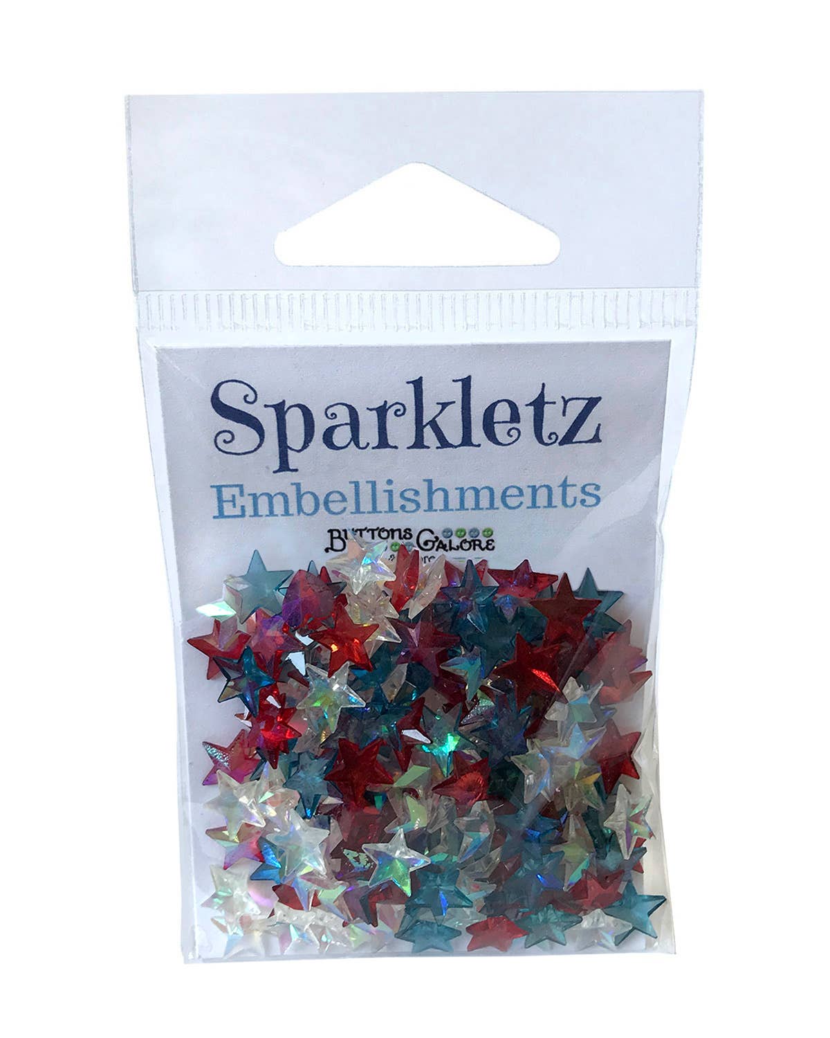Patriotic Stars Sparkletz Shaker Elements