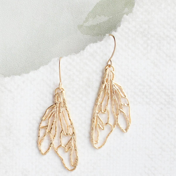 Filigree Wing Earrings