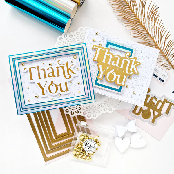 Thank You Die & Hot Foil Plate Set