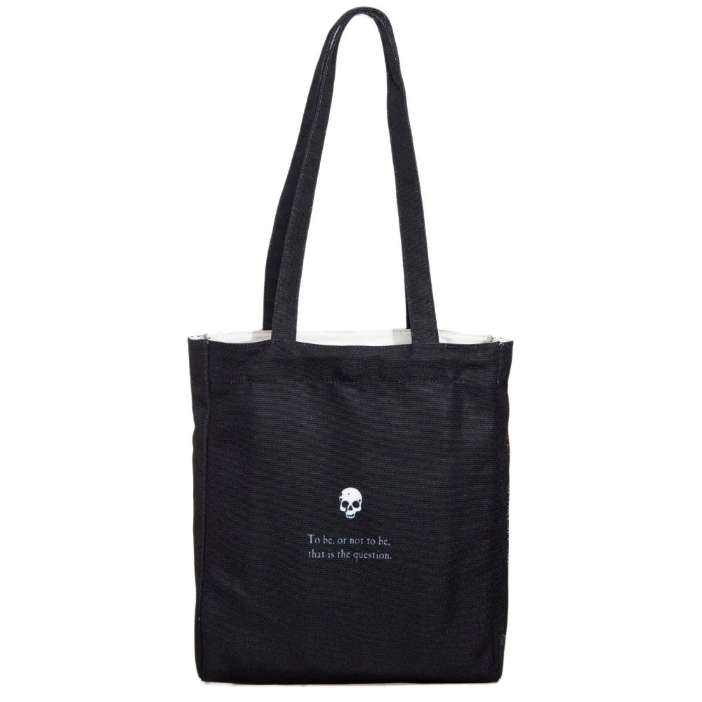 Hamlet Book Art Tote Bag