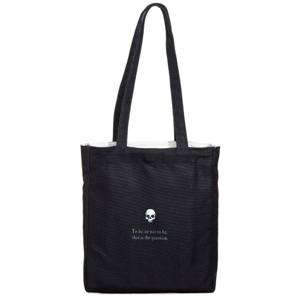 Hamlet Book Art Tote Bag
