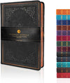 Black Vintage Classic Vegan Leather Journal
