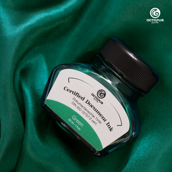 Green Certified Document Fountain Pen Ink