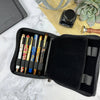 Leather Zippered 12-Pen Case