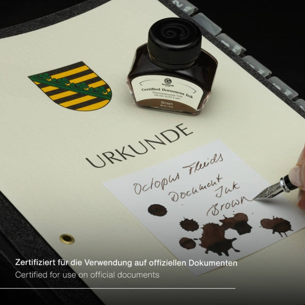 Brown Certified Document Fountain Pen Ink