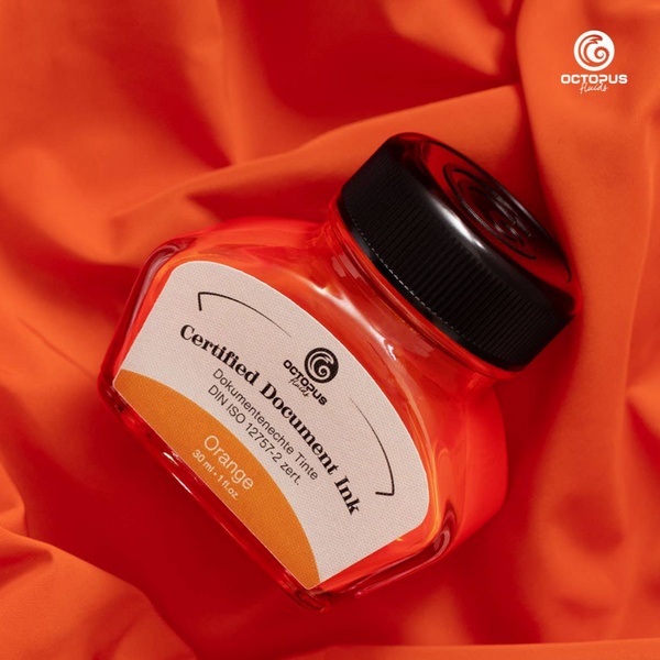 Orange Certified Document Ink