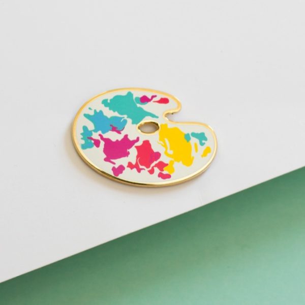 Paint Palette Enamel Pin