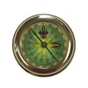 Polished Brass Nautical Paperweight Compass
