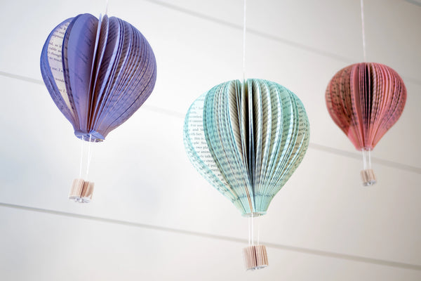 Décor de livre de montgolfière-Décor de fête-Thème d'aventure