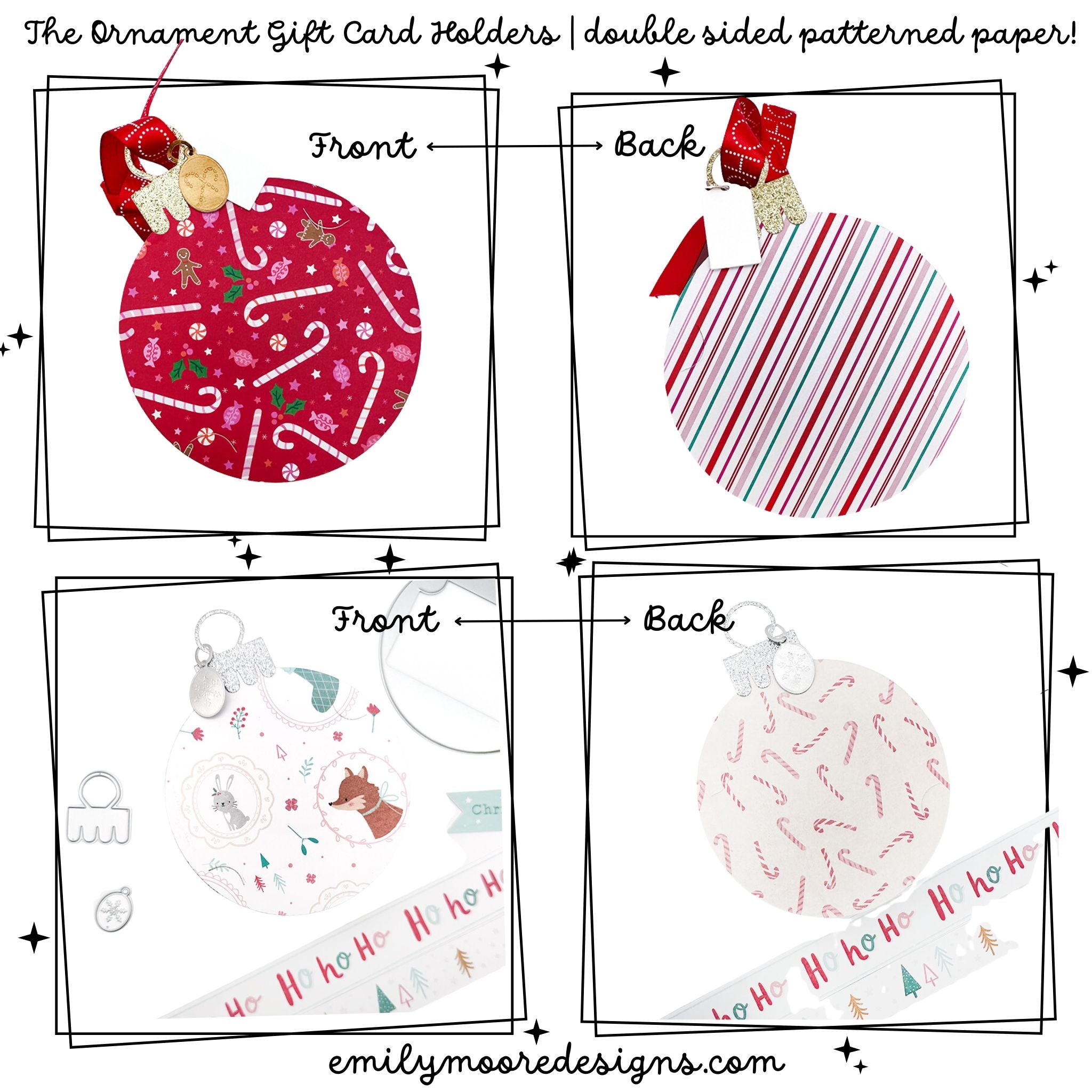 Ornament Gift Card Holder Die