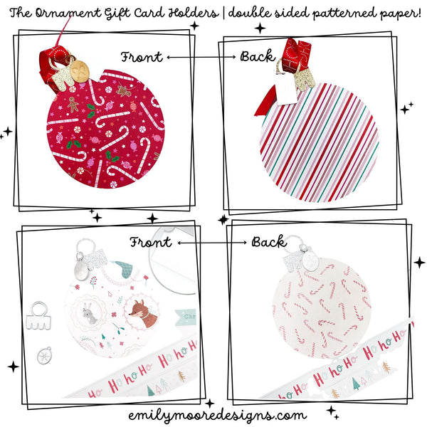 Ornament Gift Card Holder Die
