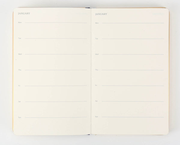 Purple Suede A6 Monaco Undated Personal Planner