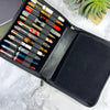 Bomber Brown 24-Slot Zippered Pen Case