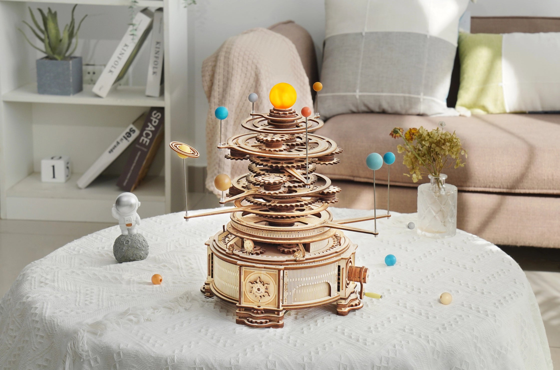 Orrery Mechanical Wooden Puzzle