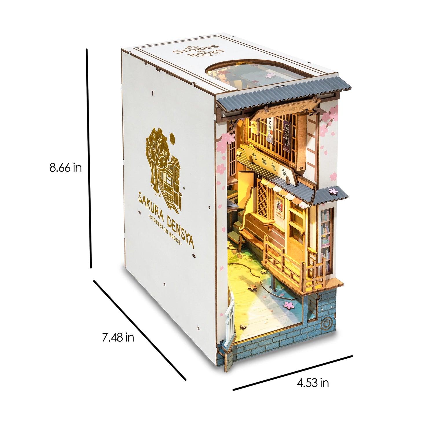 Kit de diorama de coin de livre Sakura Densya