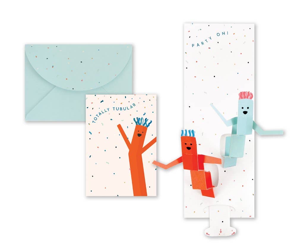 Totally Tubular Pop-Up Birthday Card