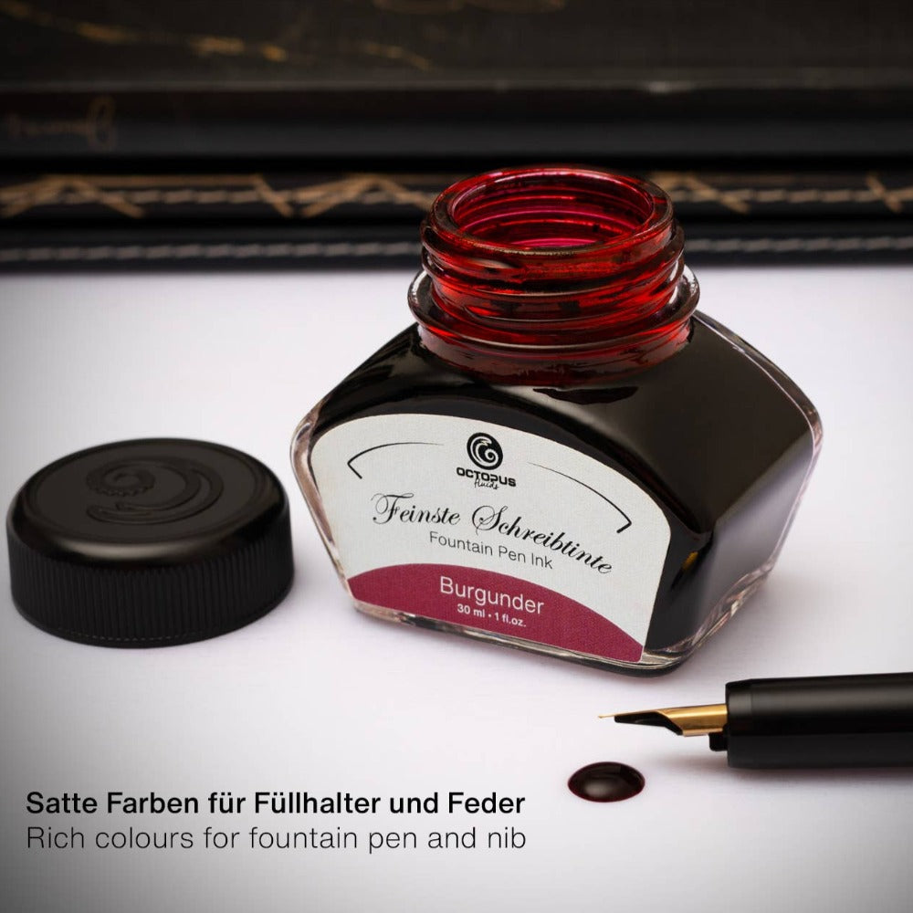 Burgundy Fountain Pen Ink