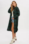 Flannel Plaid Longline Duster/Shacket