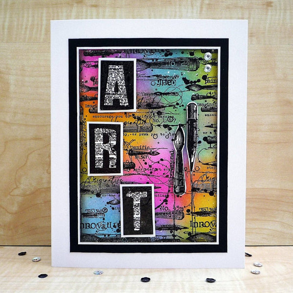 Art Typewriter Stamp Set No. 923