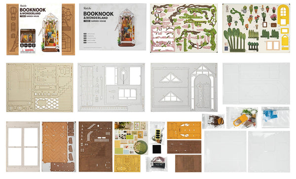Garden House Book Nook Diorama Kit