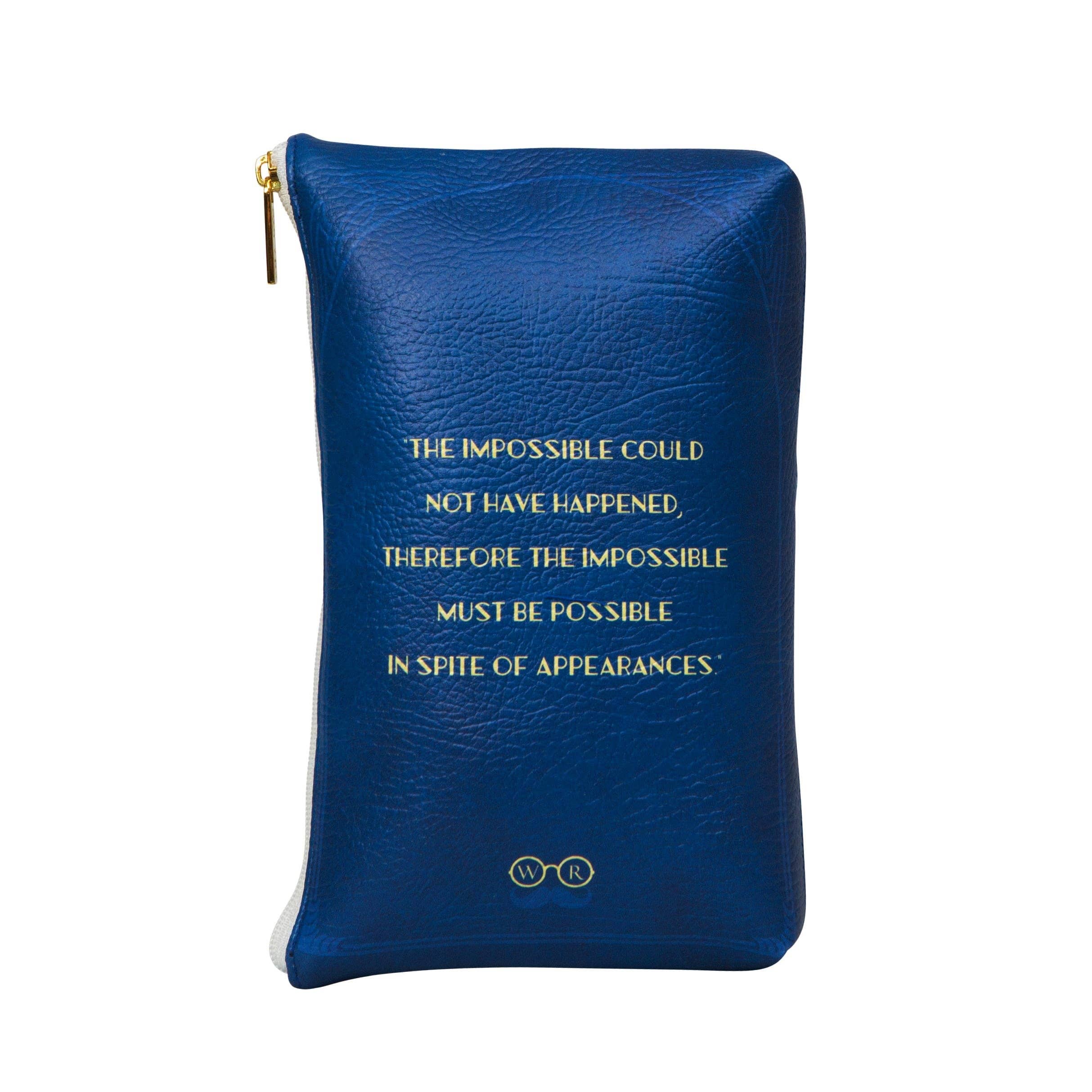 Murder on The Orient Express Blue Book Pouch Clutch