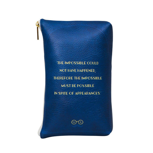 Murder on The Orient Express Blue Book Pouch Clutch