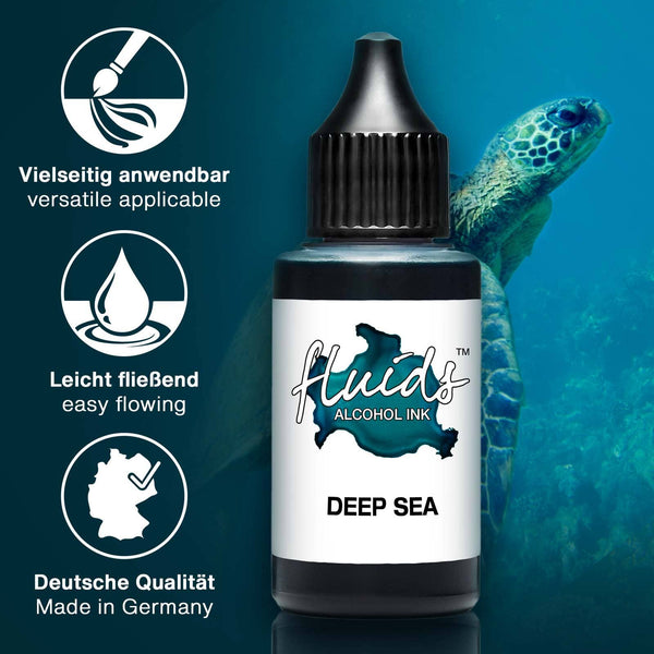 Deep Sea Alcohol Ink