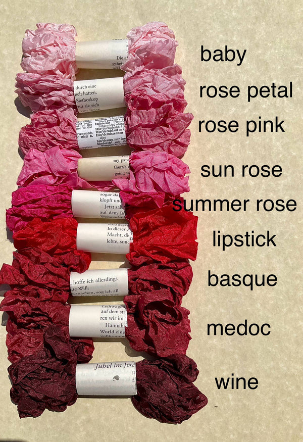 Crinkled Ribbon | Pinks & Purples