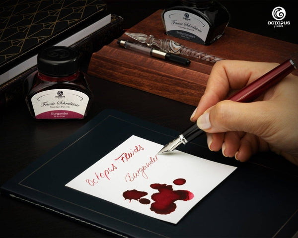 Burgundy Fountain Pen Ink