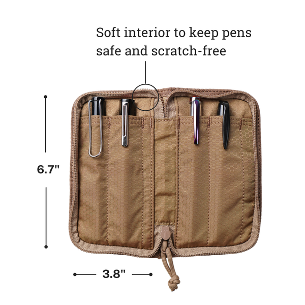 Quattro Zippered Pen Case