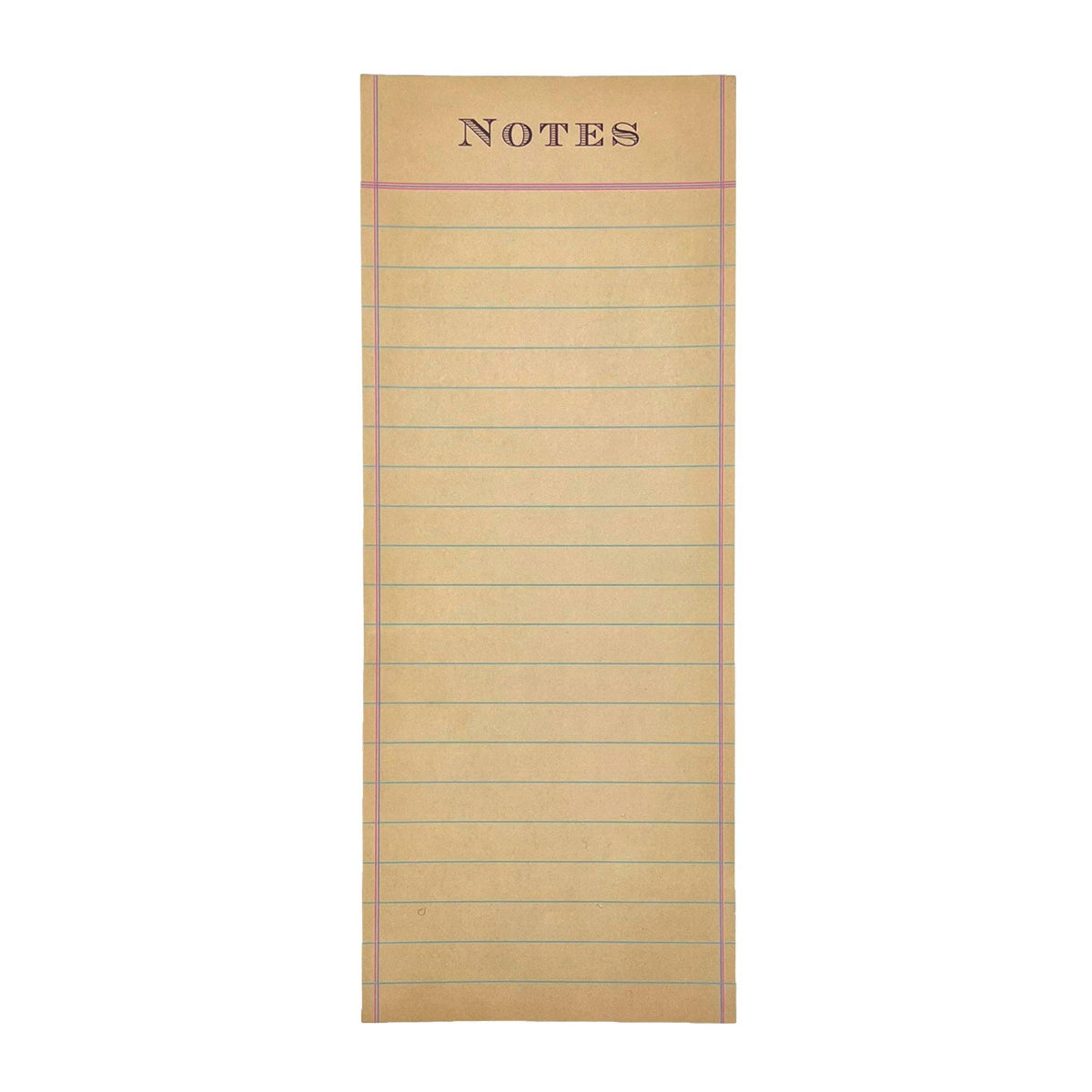 Notes Vintage-Inspired Skinny Notepad
