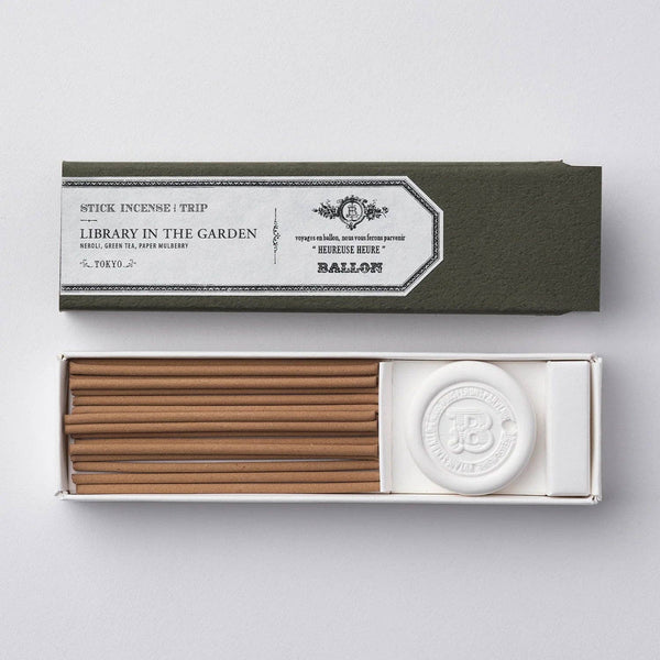 Library in the Garden {Tokyo} Incense Sticks w/ Burner