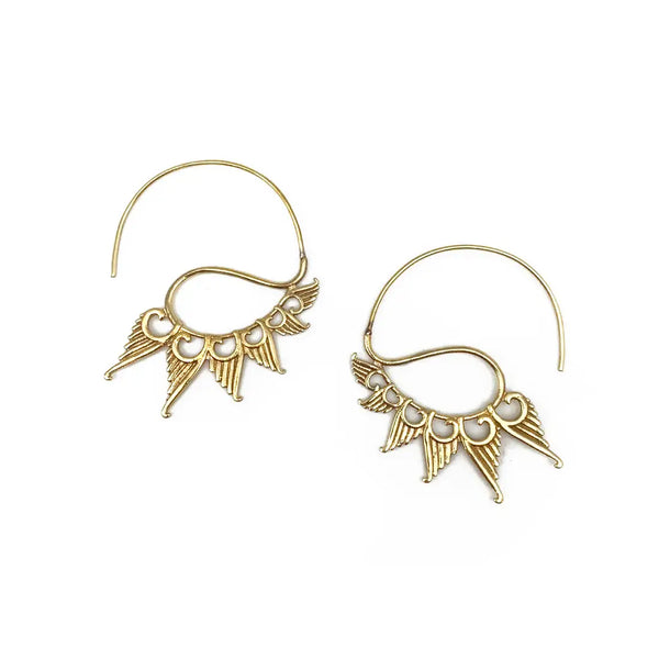 Collection de cerceaux ouverts Tanvi | Ton doré {plusieurs styles}